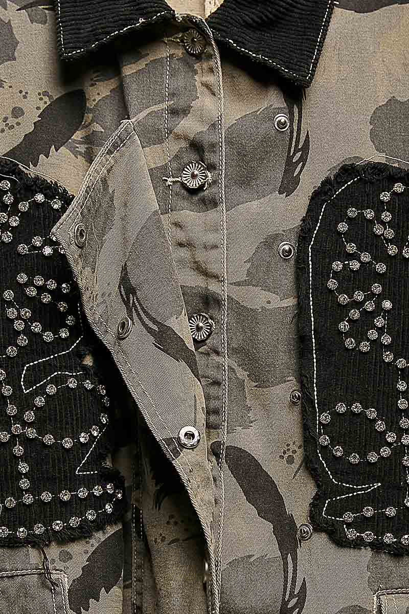 Hidden Abstraction Vintage Camo Jacket - Westly