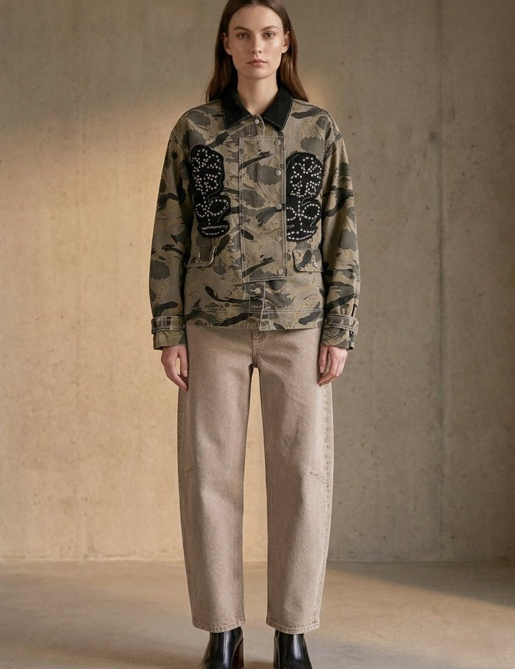 Hidden Abstraction Vintage Camo Jacket - Westly