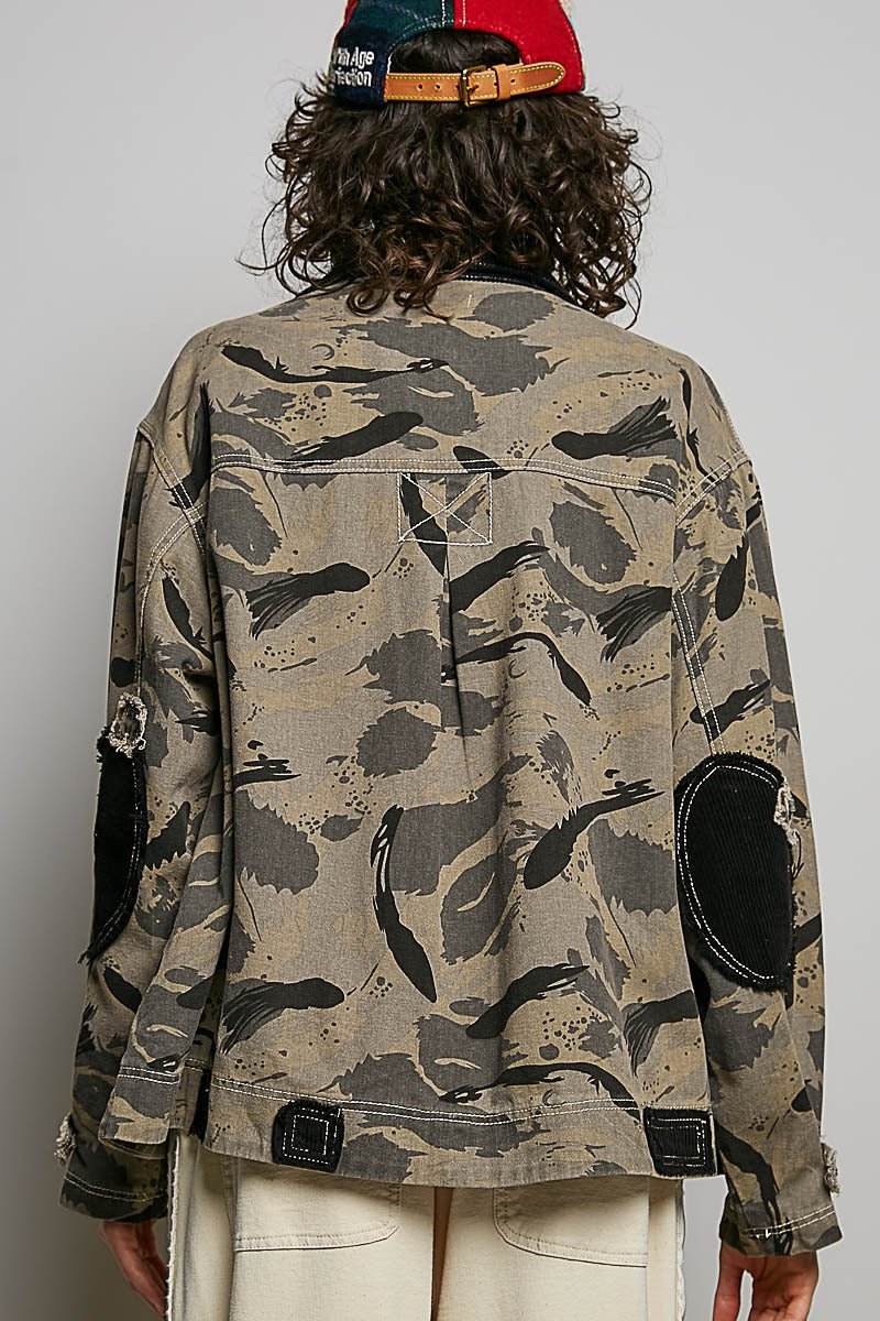 Hidden Abstraction Vintage Camo Jacket - Westly