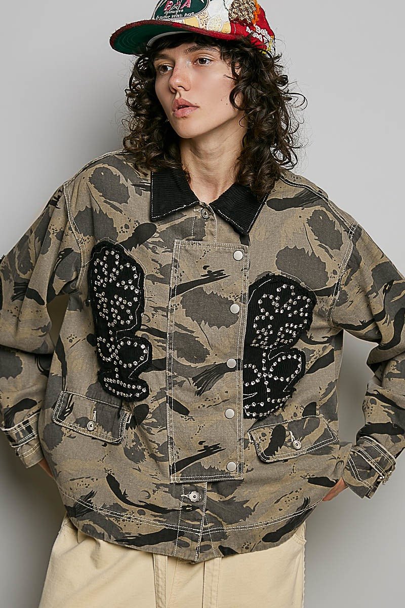 Hidden Abstraction Vintage Camo Jacket - Westly
