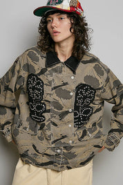 Hidden Abstraction Vintage Camo Jacket - Westly