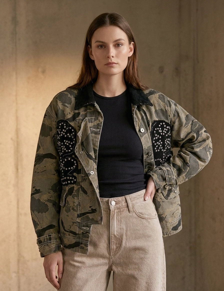 Hidden Abstraction Vintage Camo Jacket - Westly