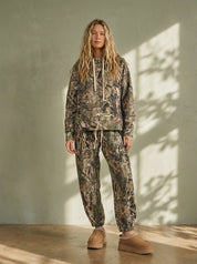 Hideaway Camo Print French Terry Hoodie - Westly