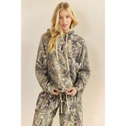 Hideaway Camo Print French Terry Hoodie - Westly