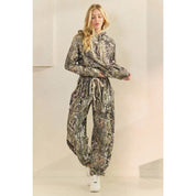 Hideaway Camo Print French Terry Hoodie - Westly