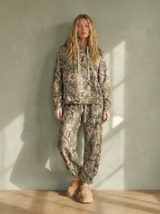 Hideaway Camo Print French Terry Hoodie - Westly