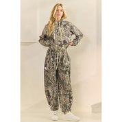 Hideaway Camo Print French Terry Pants - Westly