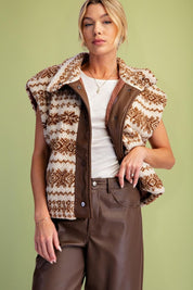 High Desert Button-Down Sherpa Vest - Westly