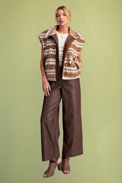 High Desert Button-Down Sherpa Vest - Westly