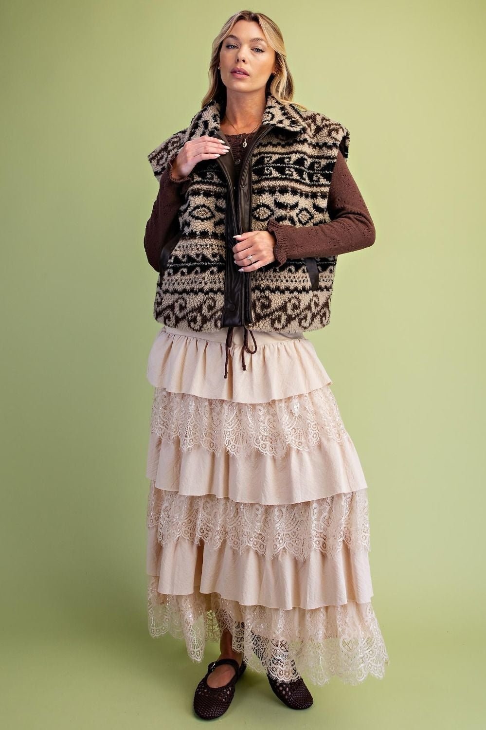 High Desert Button-Down Sherpa Vest - Westly