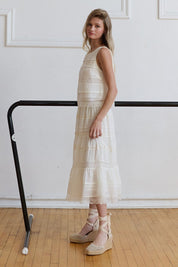 High Noon Soft Woven Lace Tank - Westly