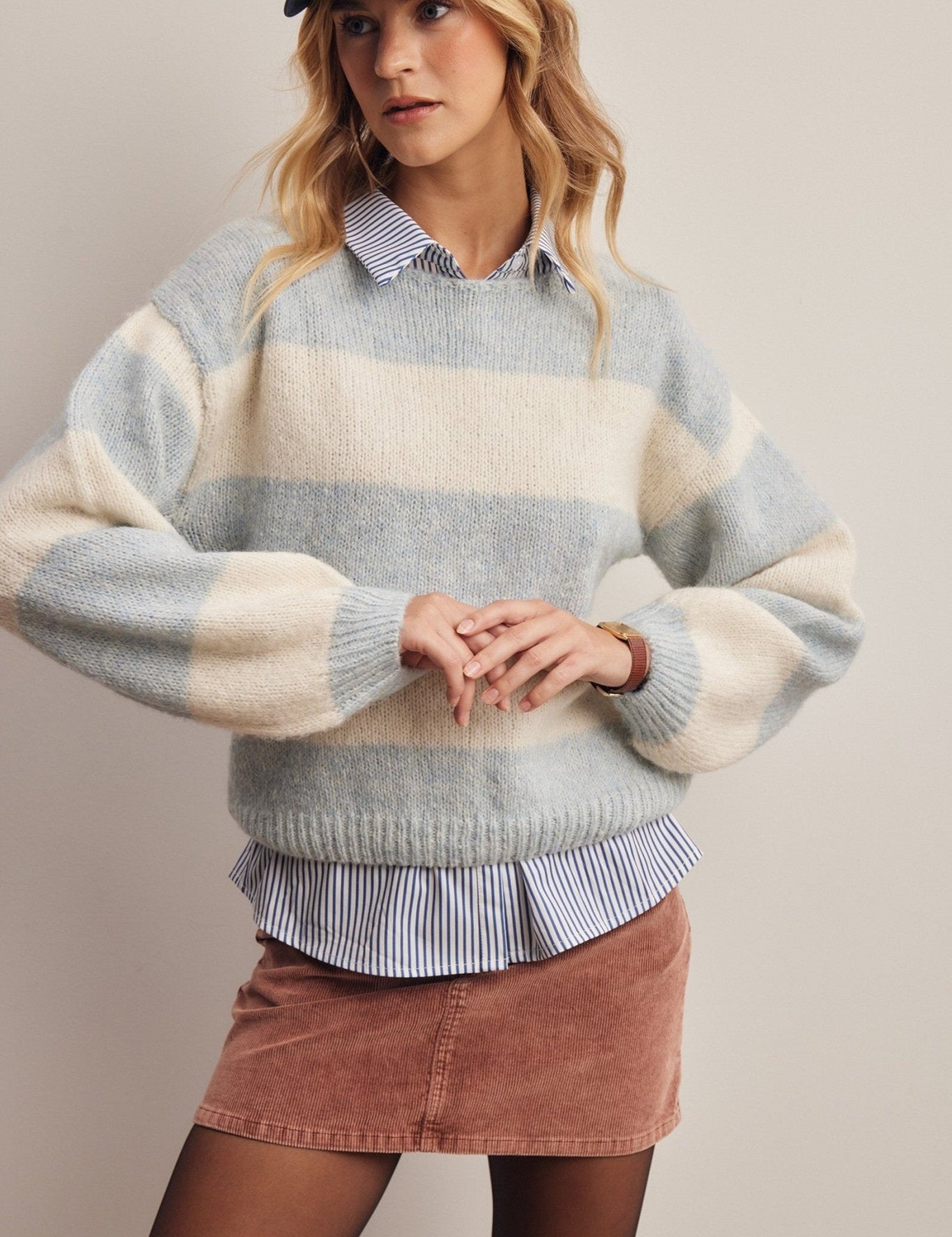 Highbanks Soft Stripe Sweater - Westly