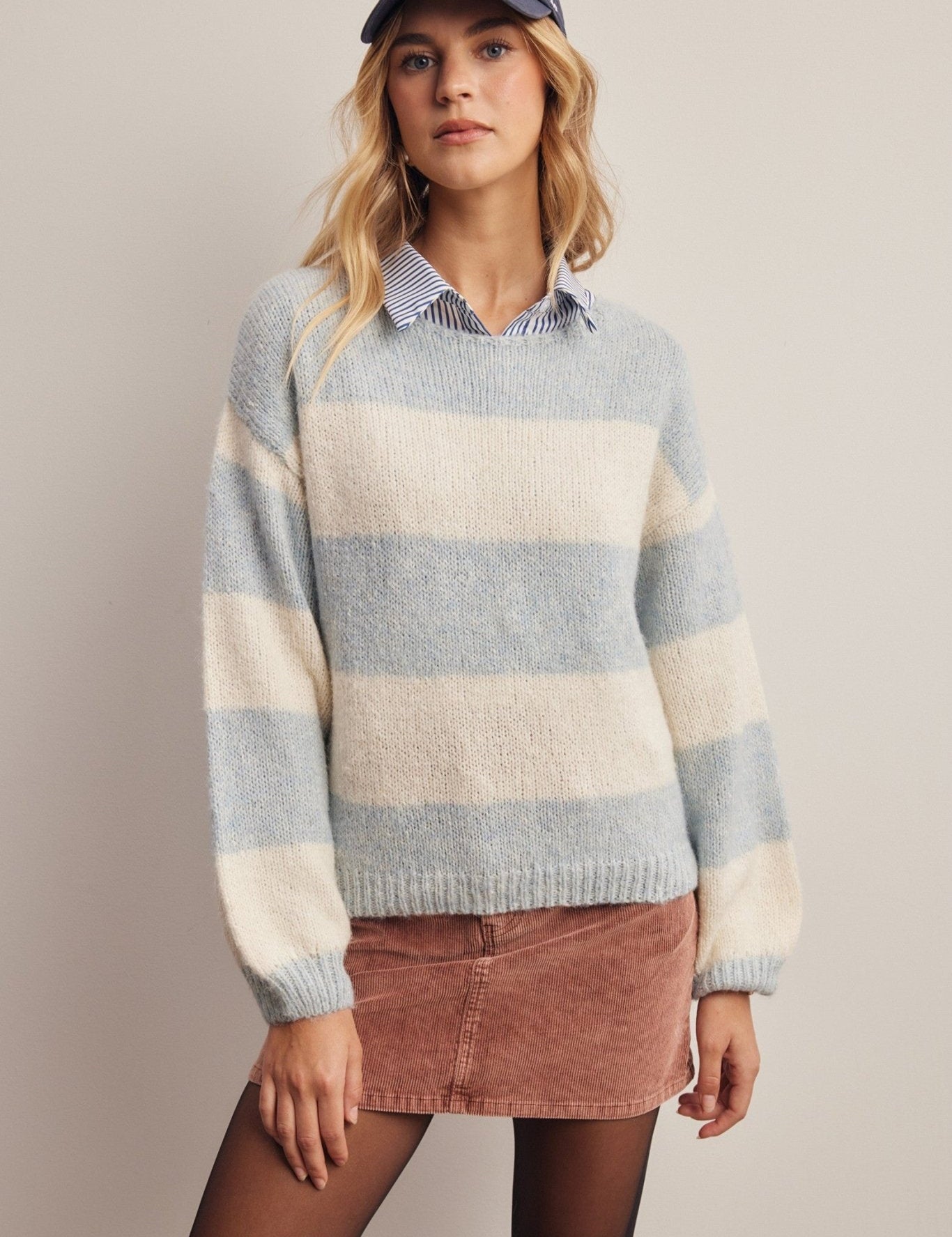 Highbanks Soft Stripe Sweater - Westly