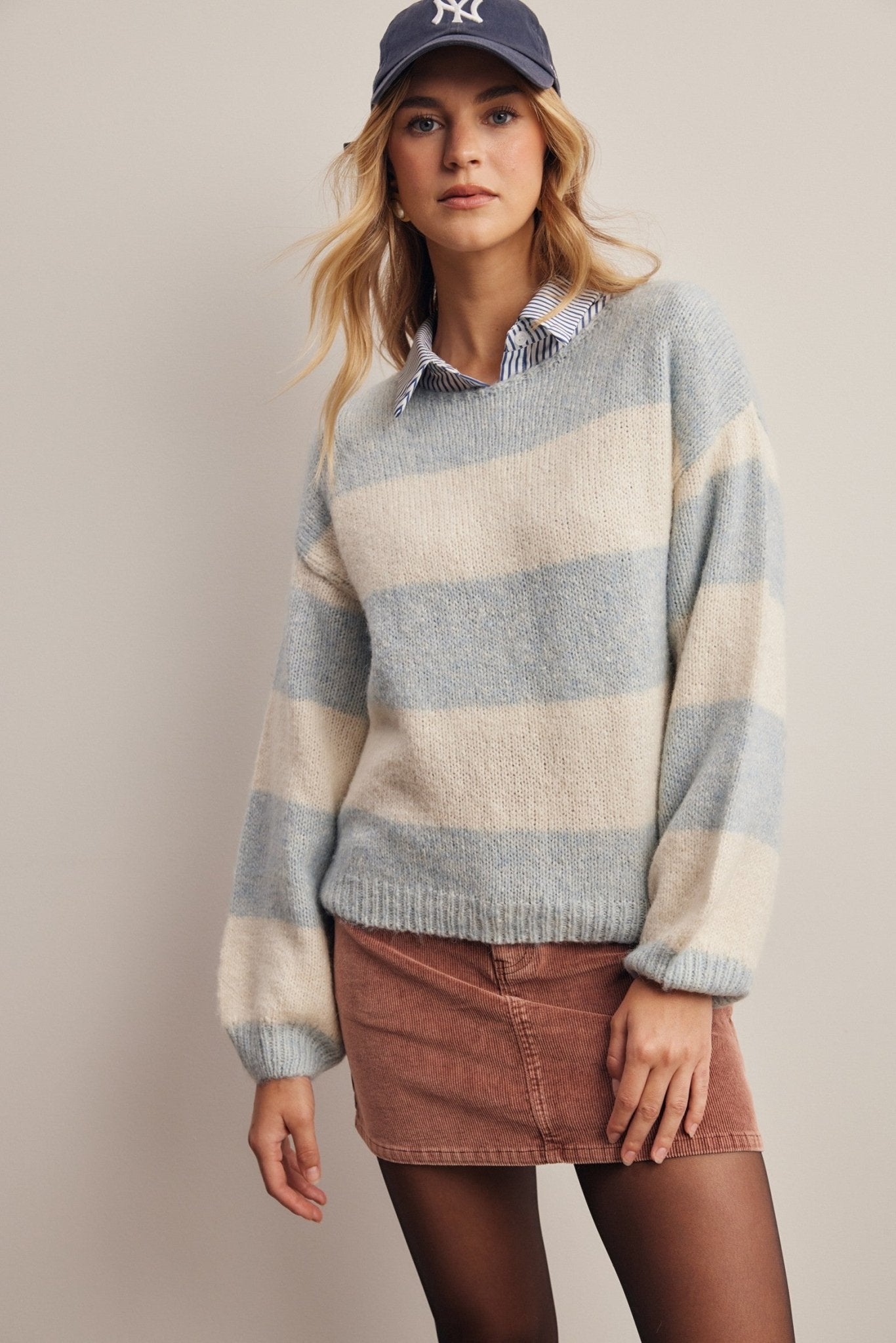 Highbanks Soft Stripe Sweater - Westly