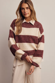 Highbanks Soft Stripe Sweater - Westly