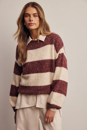 Highbanks Soft Stripe Sweater - Westly