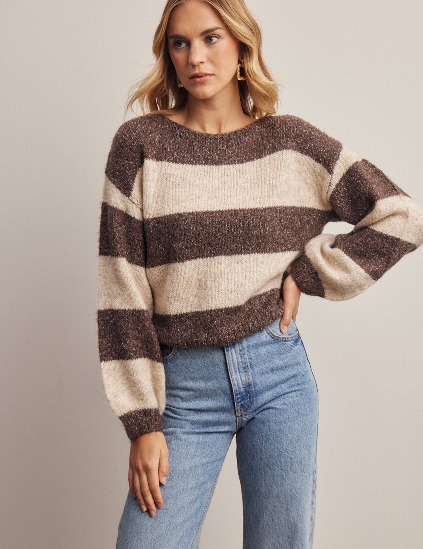 Highbanks Soft Stripe Sweater - Westly
