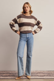 Highbanks Soft Stripe Sweater - Westly