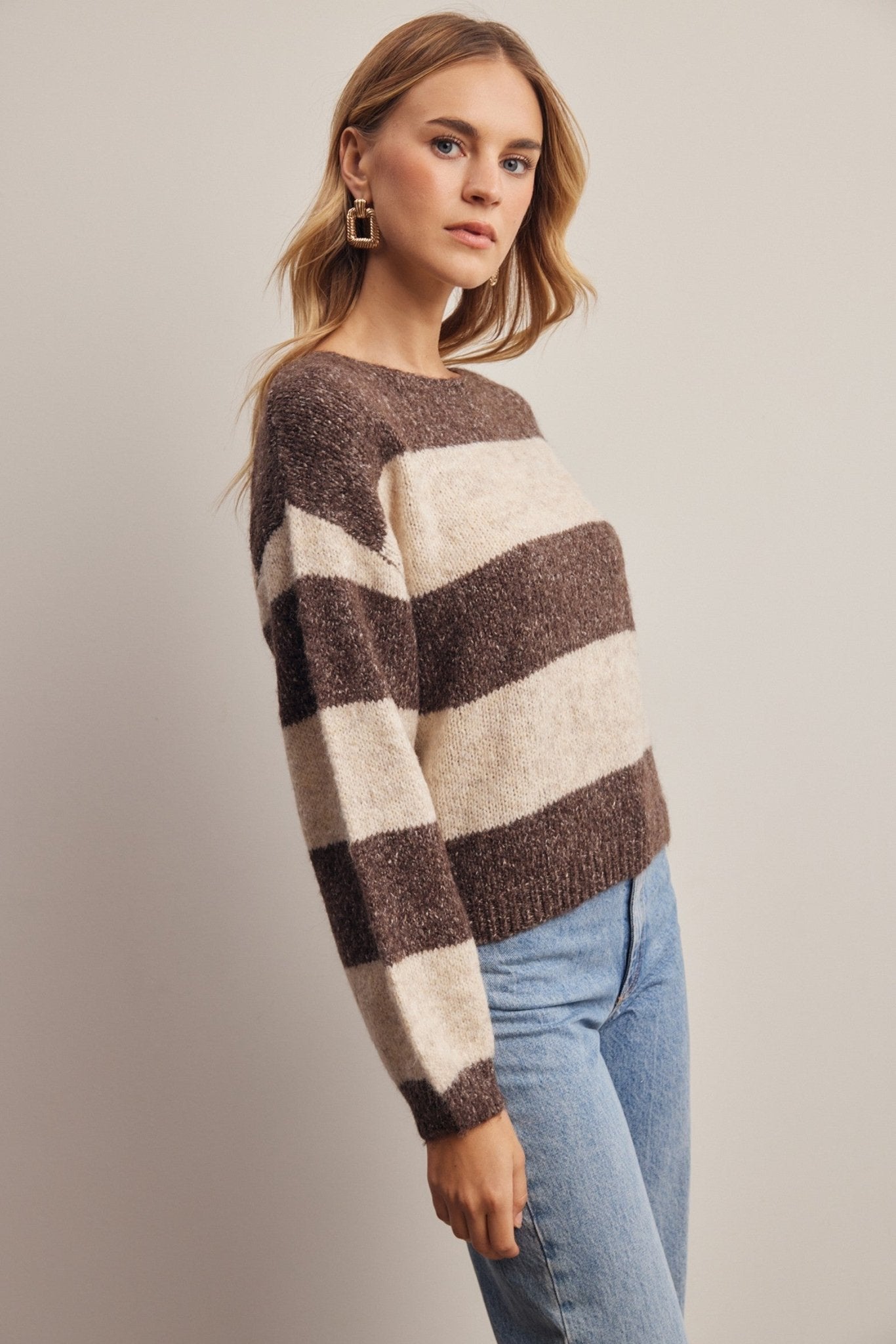 Highbanks Soft Stripe Sweater - Westly