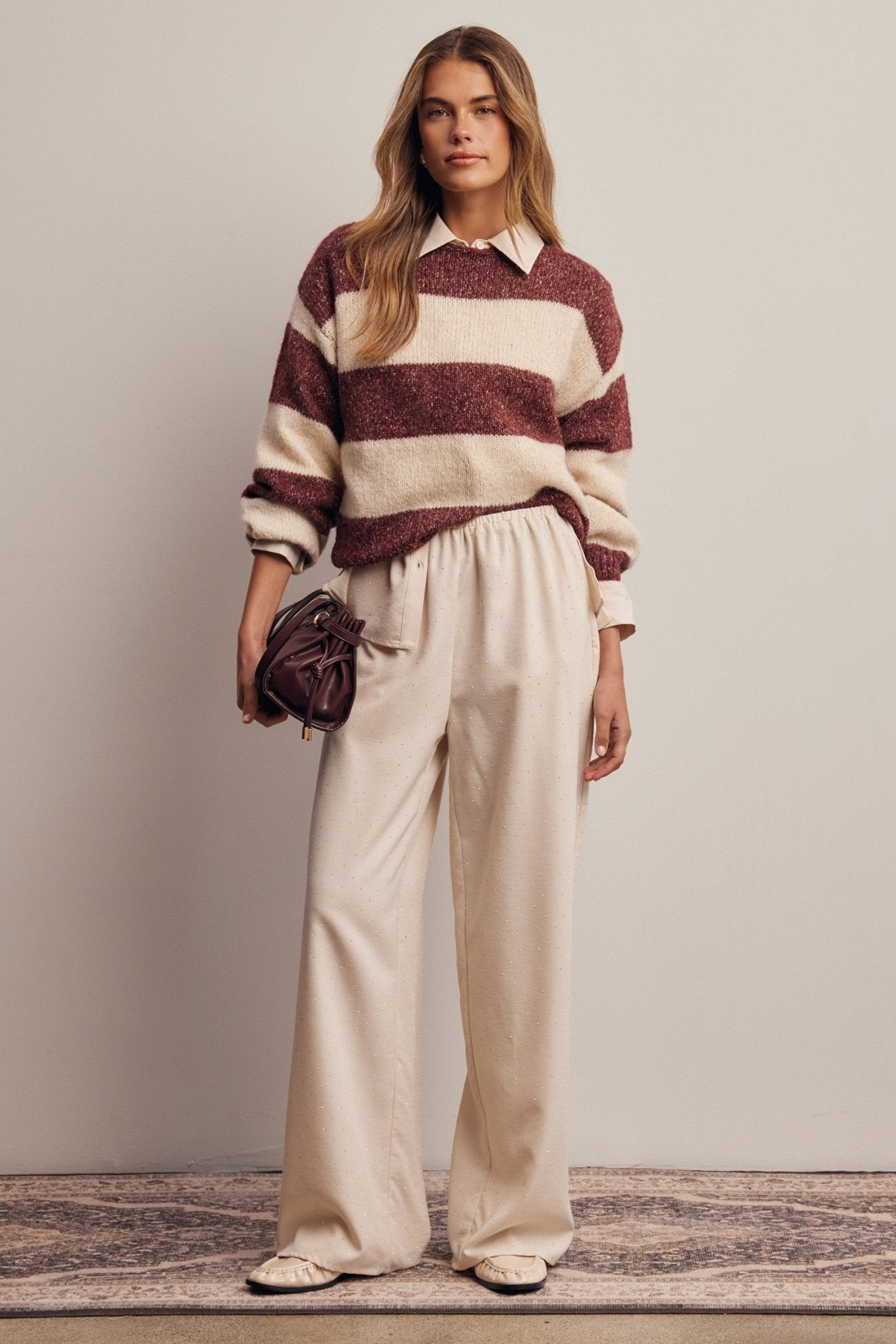 Highbanks Soft Stripe Sweater - Westly