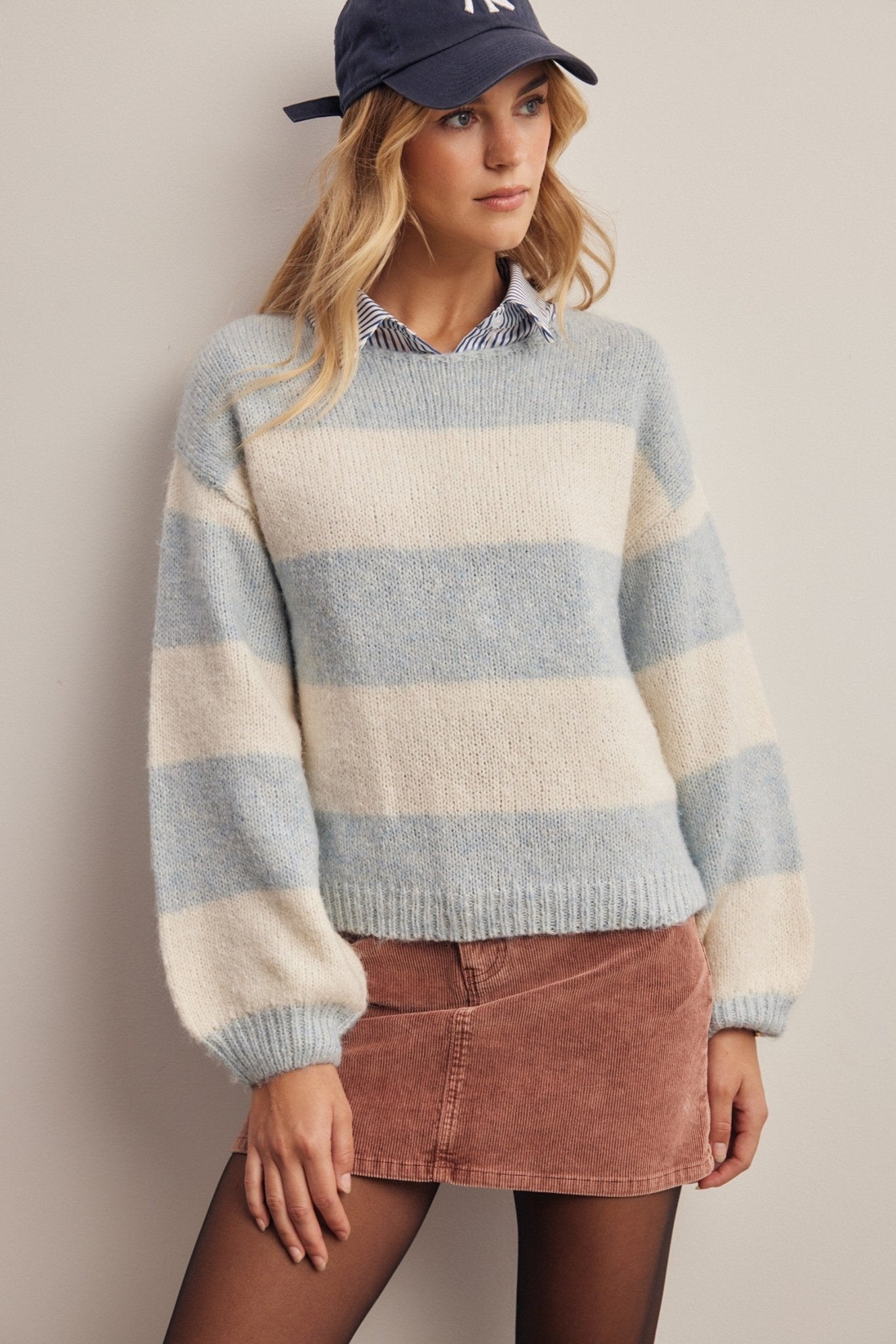 Highbanks Soft Stripe Sweater - Westly