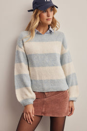 Highbanks Soft Stripe Sweater - Westly