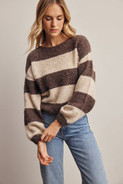 Highbanks Soft Stripe Sweater - Westly
