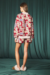 Holiday Album Quilted Shorts Set - Westly
