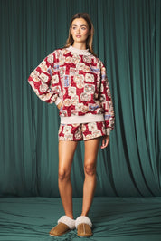 Holiday Album Quilted Shorts Set - Westly