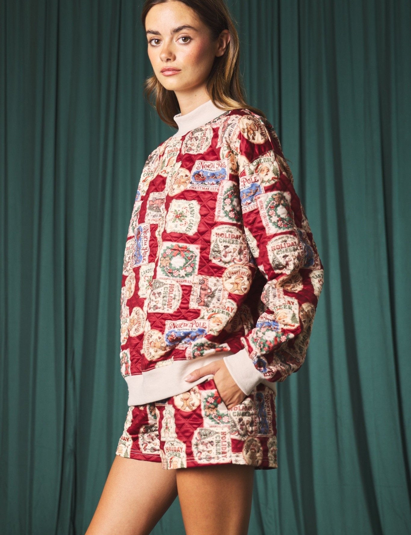 Holiday Album Quilted Shorts Set - Westly