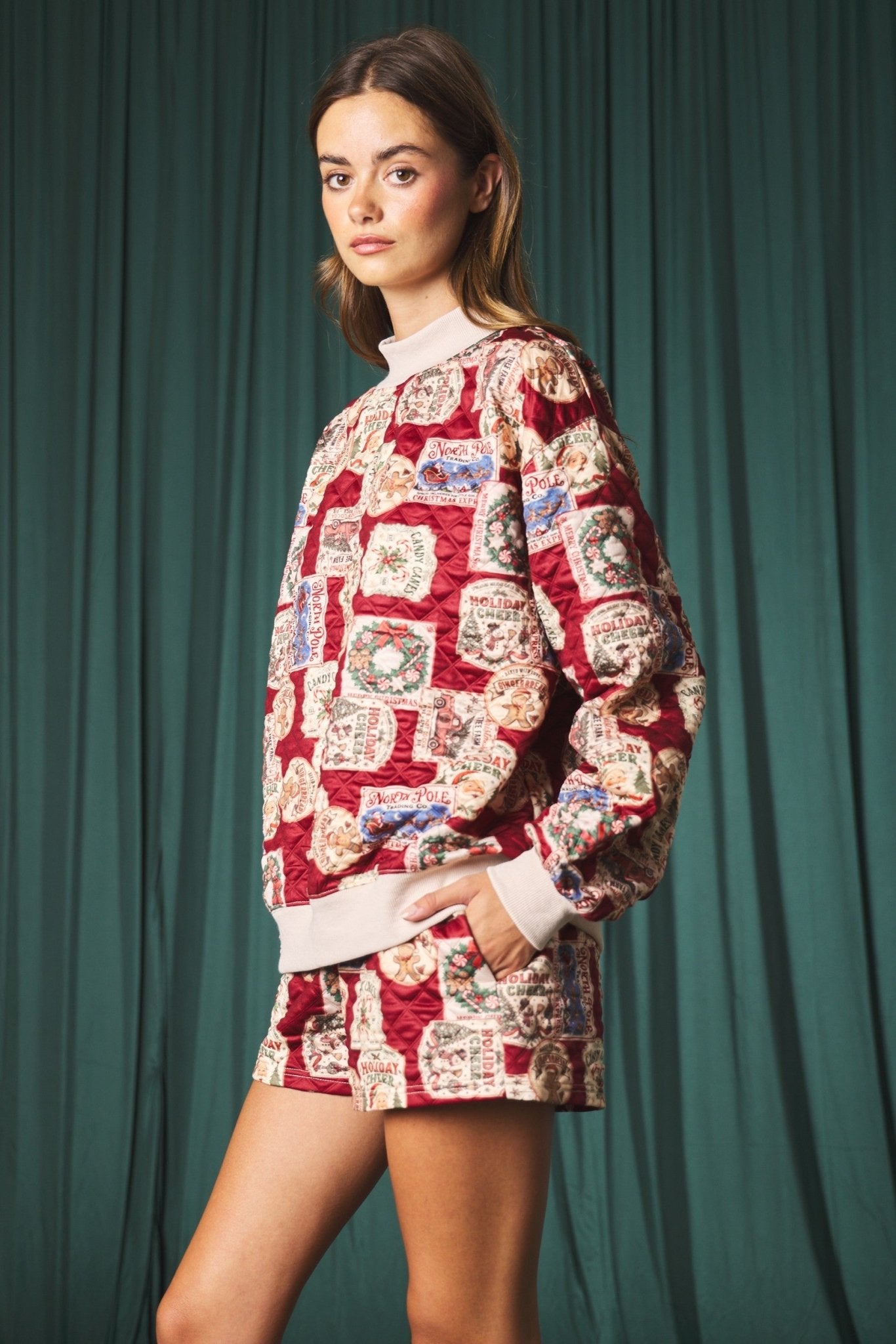 Holiday Album Quilted Shorts Set - Westly