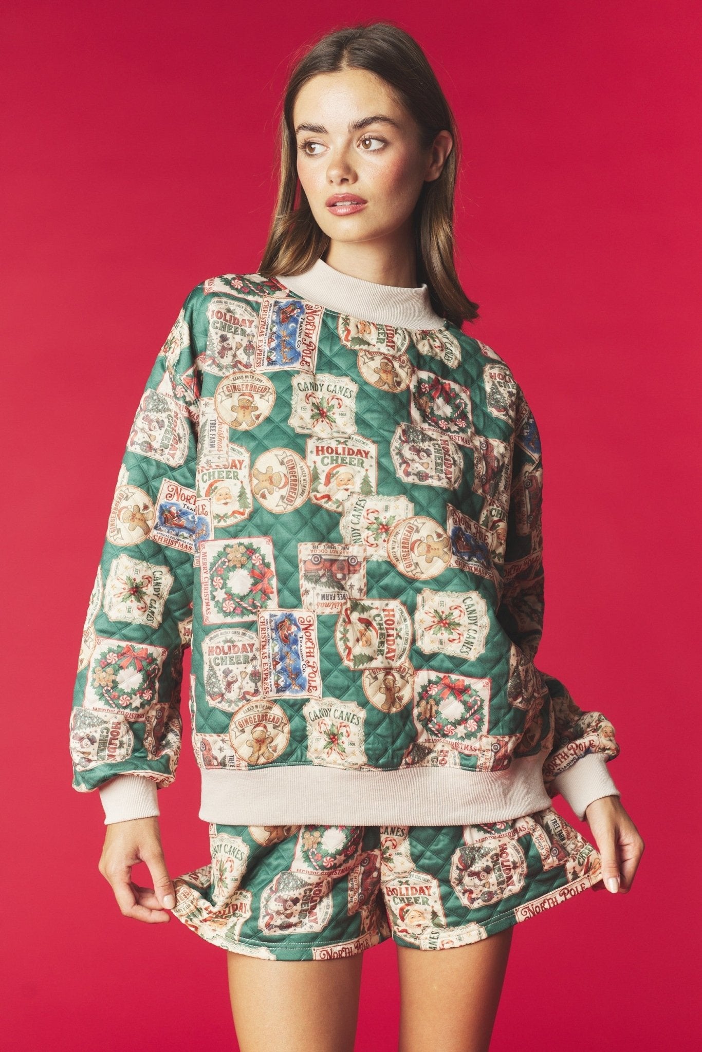 Holiday Album Quilted Shorts Set - Westly