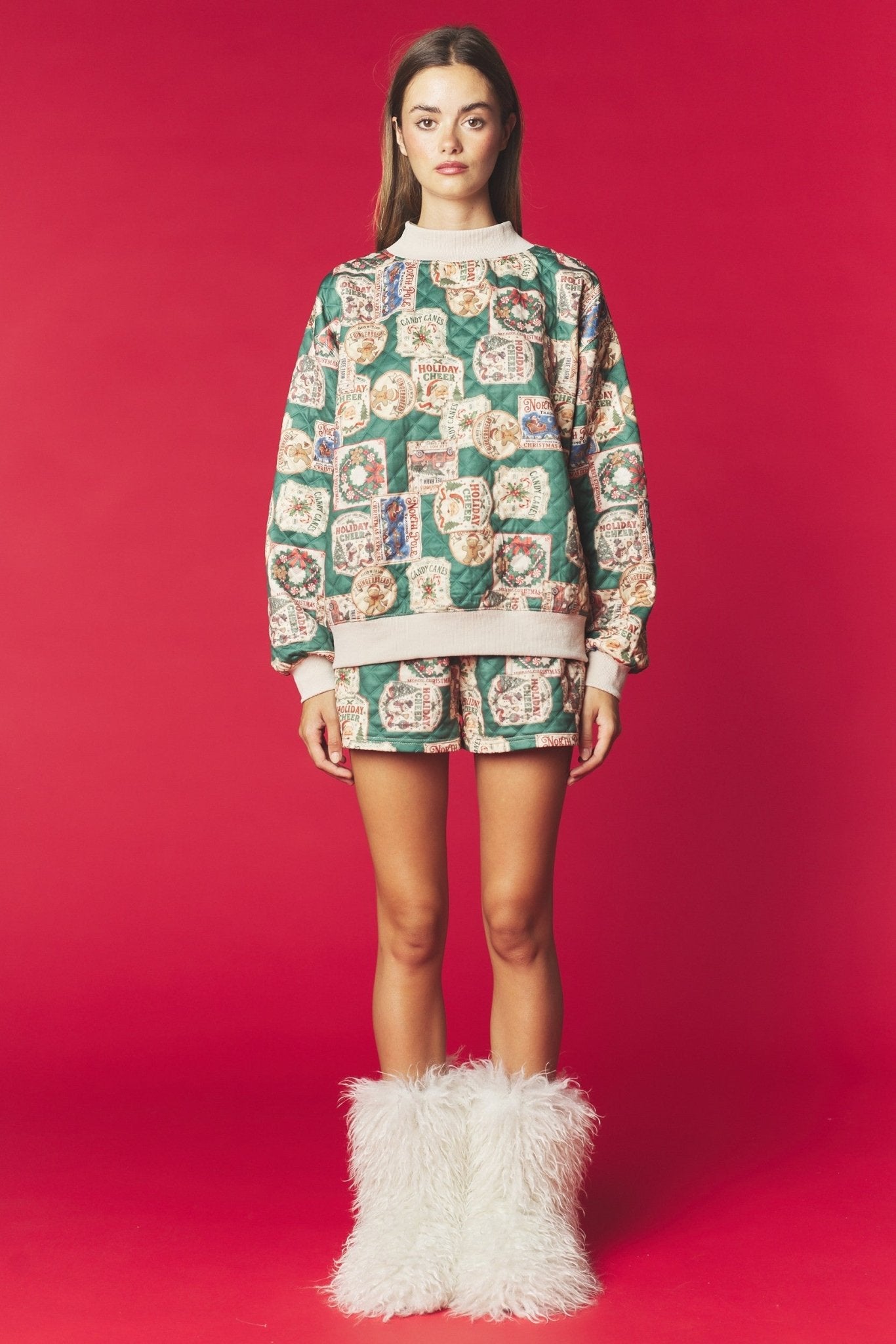 Holiday Album Quilted Shorts Set - Westly