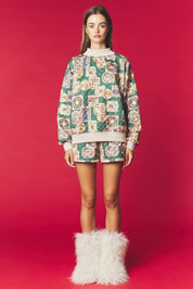 Holiday Album Quilted Shorts Set - Westly