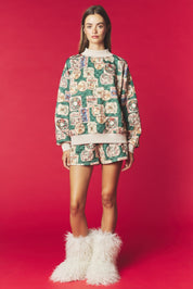 Holiday Album Quilted Shorts Set - Westly