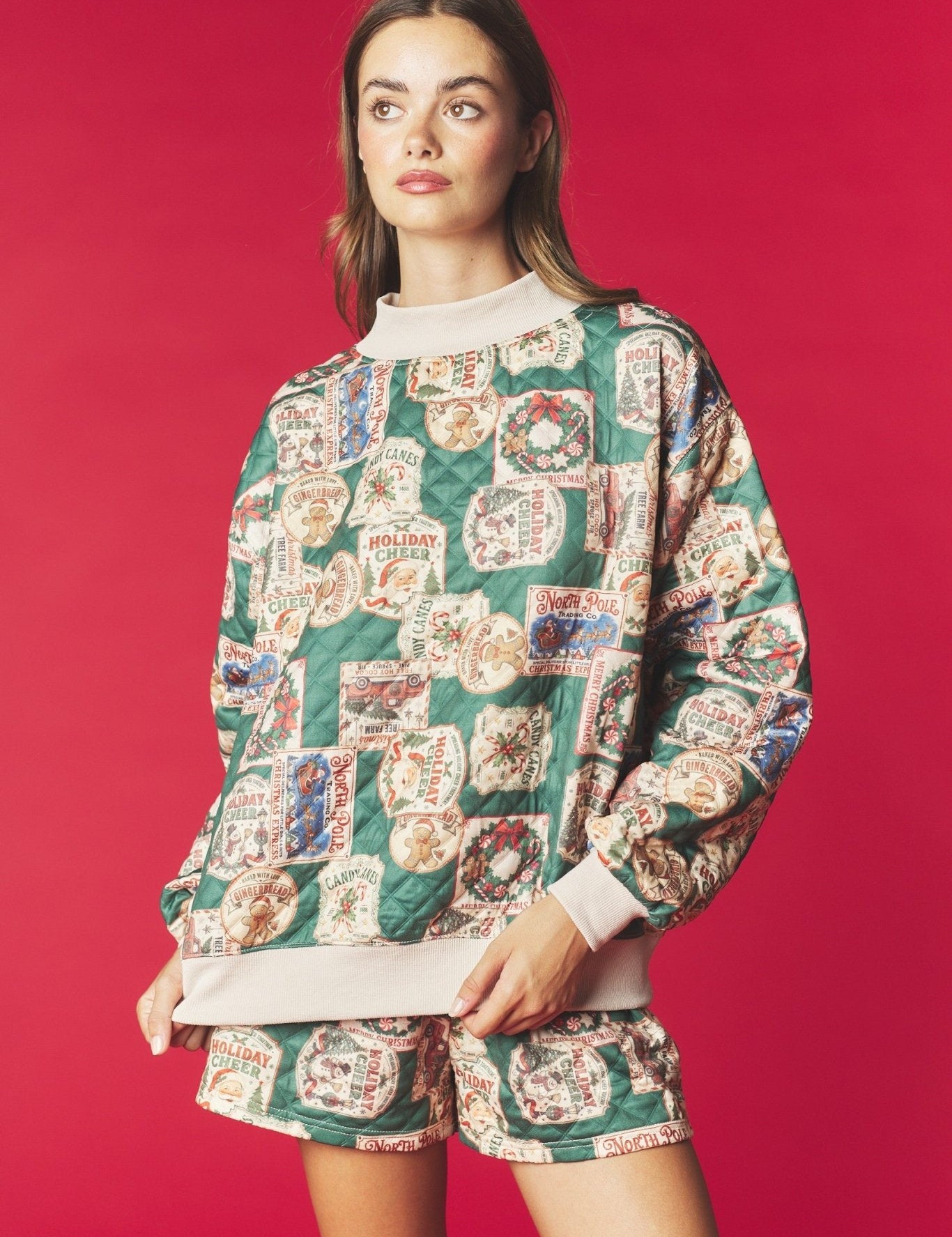 Holiday Album Quilted Shorts Set - Westly