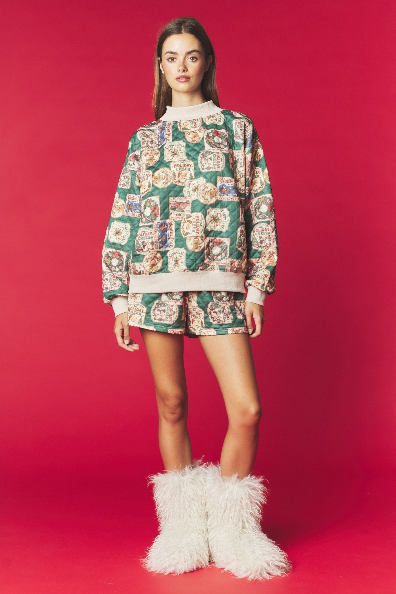 Holiday Album Quilted Shorts Set - Westly