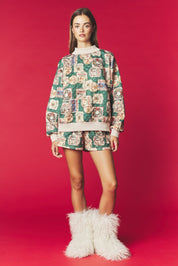 Holiday Album Quilted Shorts Set - Westly