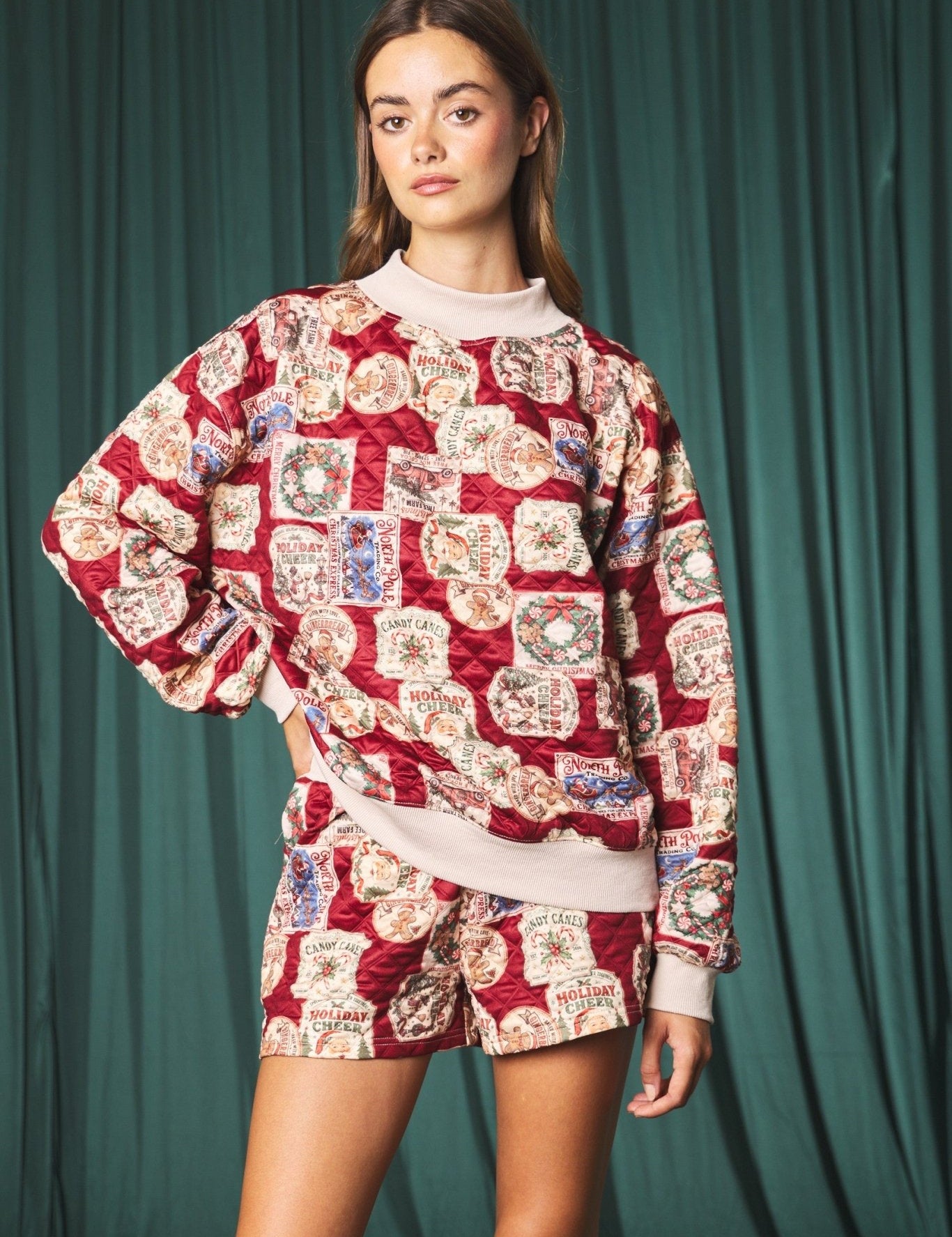 Holiday Album Quilted Shorts Set - Westly