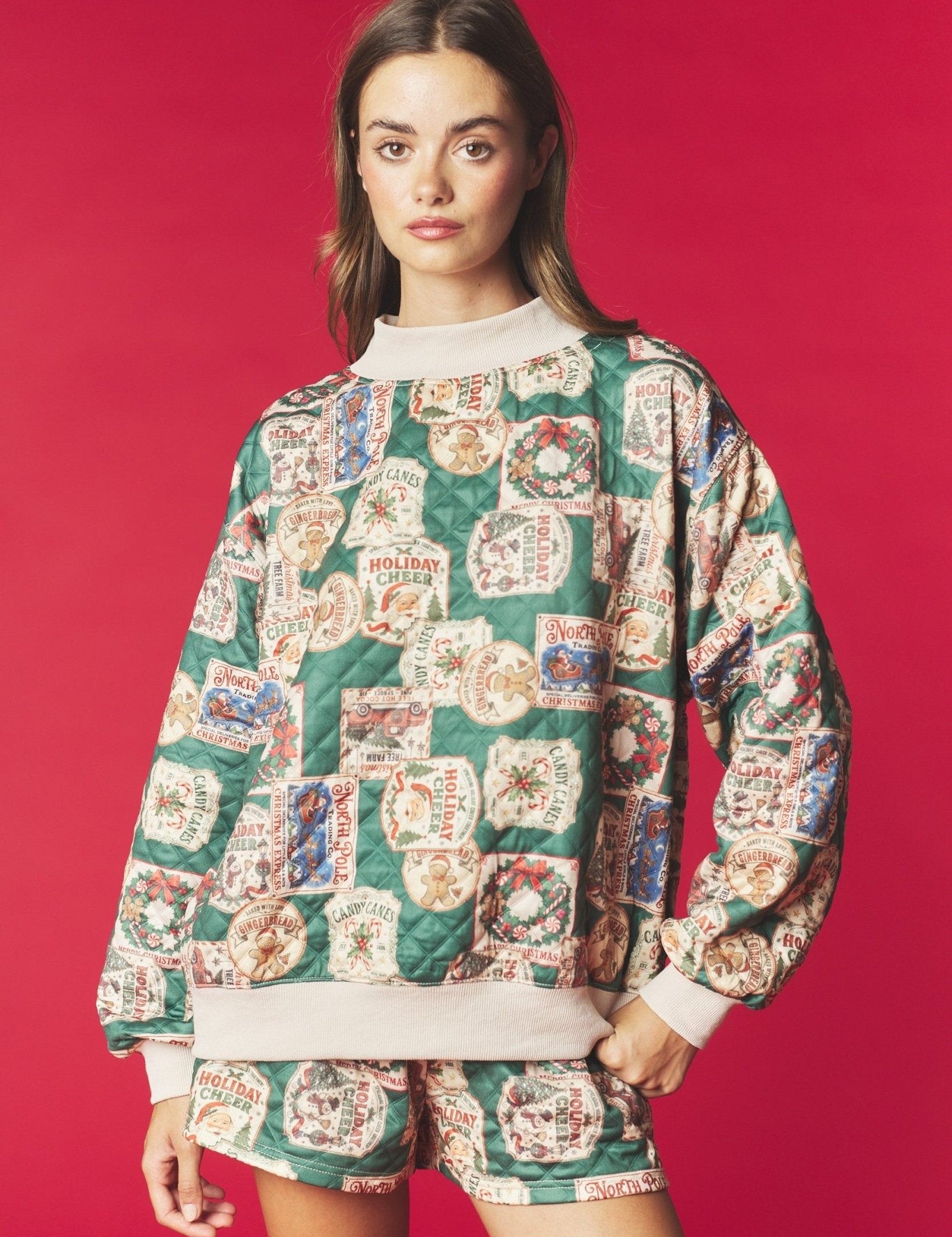 Holiday Album Quilted Shorts Set - Westly
