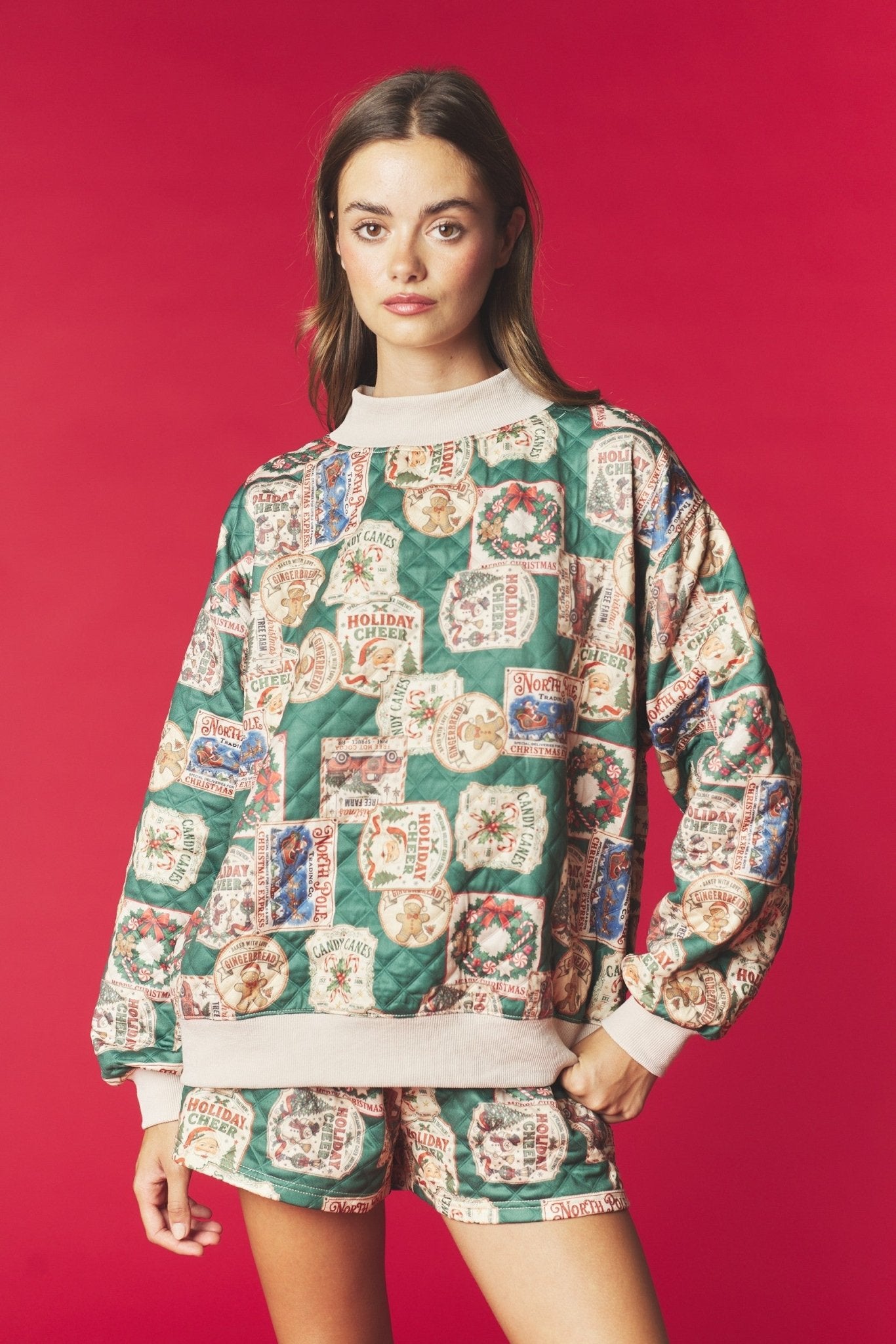 Holiday Album Quilted Shorts Set - Westly