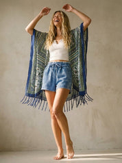 Home Stretch Washed Double Gauze Shorts - Westly
