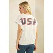 Homegrown American Flag Patch Mineral Wash Sleeveless Pullover - Westly
