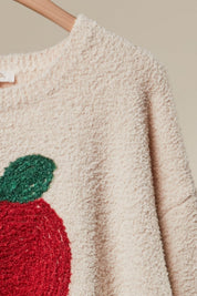 Homegrown Embroidered Apple Sweater - Westly