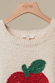 Homegrown Embroidered Apple Sweater - Westly