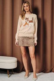 House Cats Graphic Knit Sweater - Westly