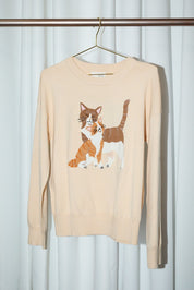 House Cats Graphic Knit Sweater - Westly