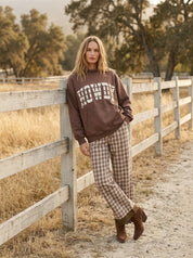 Howdy Applique Mock - Neck Sweatshirt - Westly