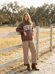 Howdy Applique Mock - Neck Sweatshirt - Westly