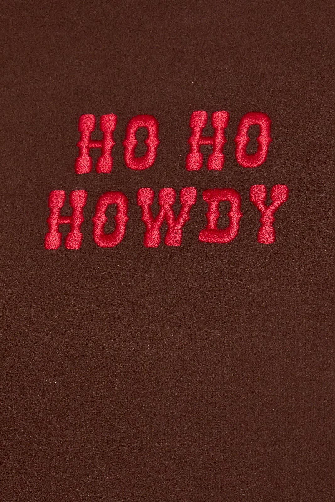 Howdy Holidays Embroidered Rib Knit Top - Westly